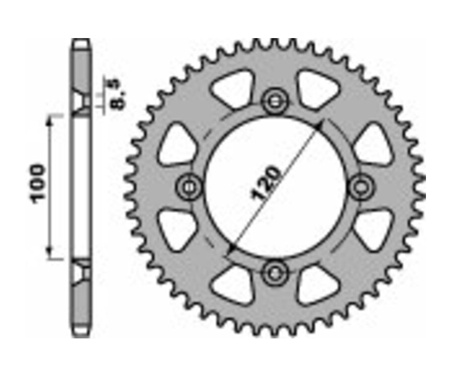 Couronne PBR acier C45 standard 798 - 428