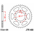 Couronne JT SPROCKETS acier standard 468 - 428