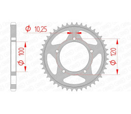 Couronne AFAM acier standard 35802 - 525 - 1074626003