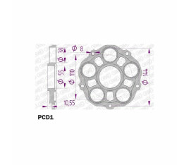 Support de couronne AFAM - Type 51608/51607