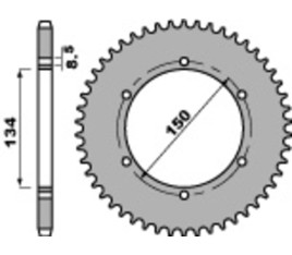 Couronne PBR acier C45 standard 463 - 428 - 1075372002