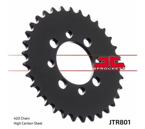 Couronne JT SPROCKETS acier standard 801 - 420 - 1075115001