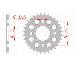 Couronne AFAM acier standard 92127 - 420 - 1074772001