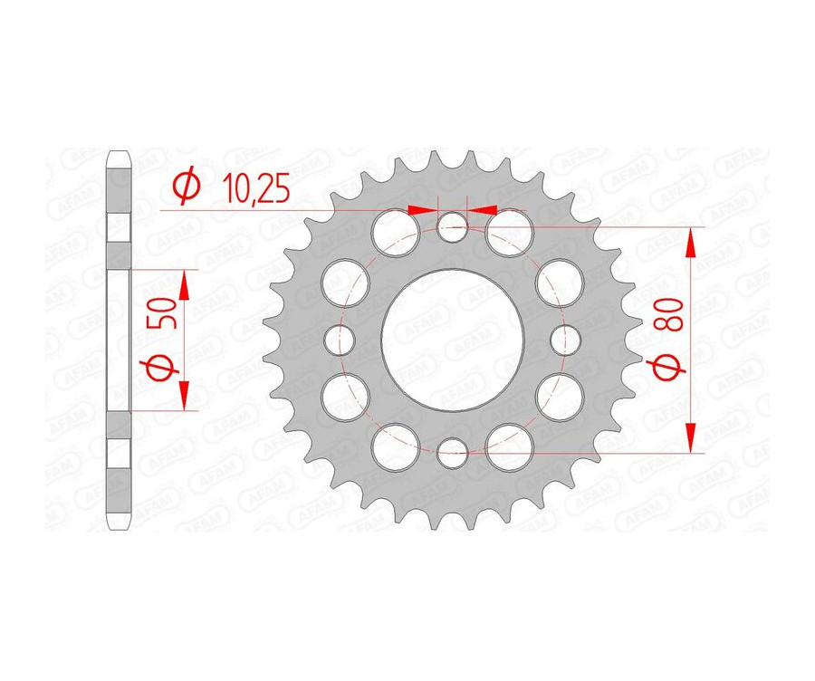 Couronne AFAM acier standard 92127 - 420