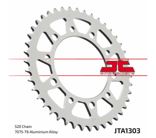 Couronne JT SPROCKETS aluminium ultra-light 1303 - 520 - 1096558004