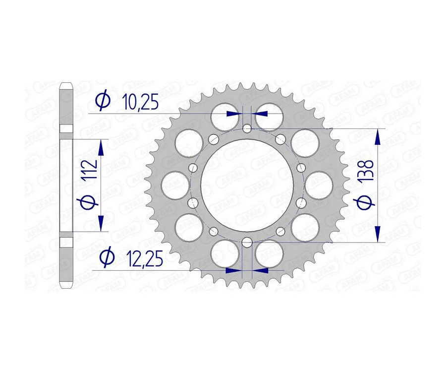 Couronne AFAM aluminium Ultra-Light 11509 - 520