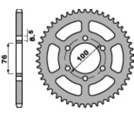 Couronne PBR acier C45 standard 4513 - 428 - 1075344001