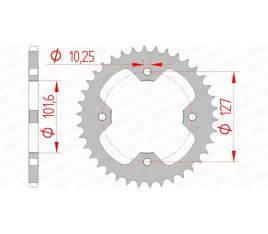 Couronne AFAM acier standard 98500 - 520 - 1074820001