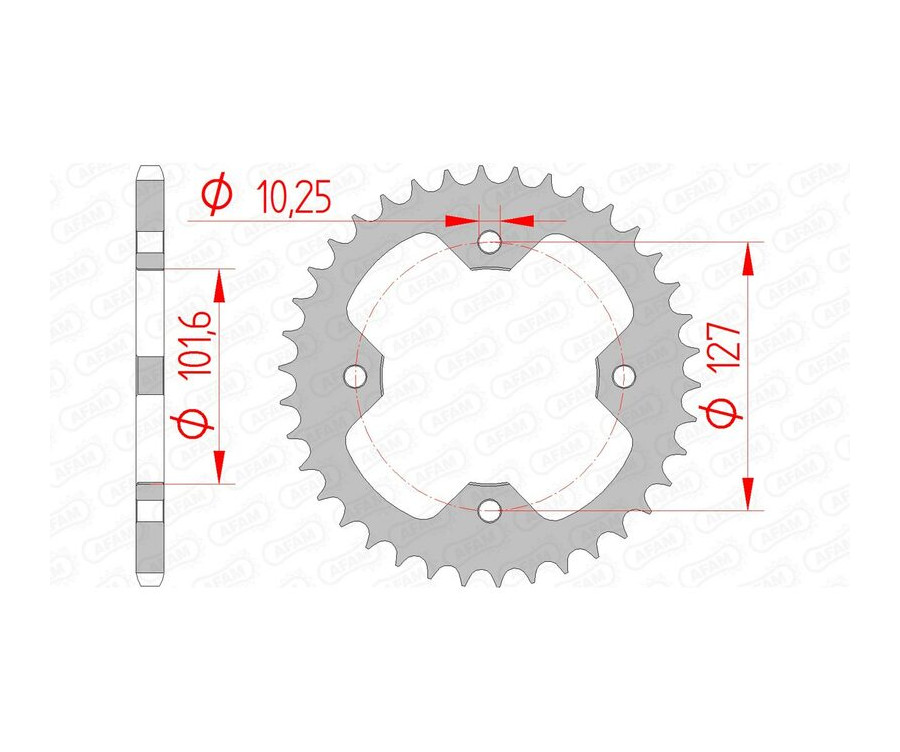 Couronne AFAM acier standard 98500 - 520