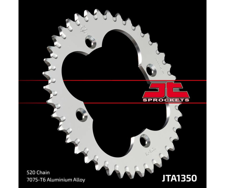 Couronne JT SPROCKETS aluminium ultra-light 1350 - 520