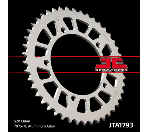 Couronne JT SPROCKETS aluminium ultra-light 1793 - 520 - 1096565003