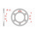 Couronne AFAM acier anti-boue 10212 - 520