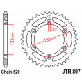 Couronne JT SPROCKETS acier standard 897 - 520