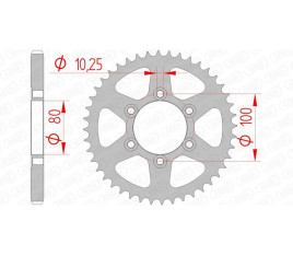 Couronne AFAM acier standard 92666 - 525 - 1074791002