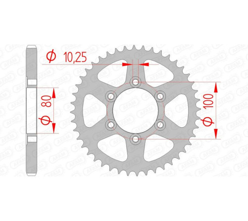 Couronne AFAM acier standard 92666 - 525 - 1074791002