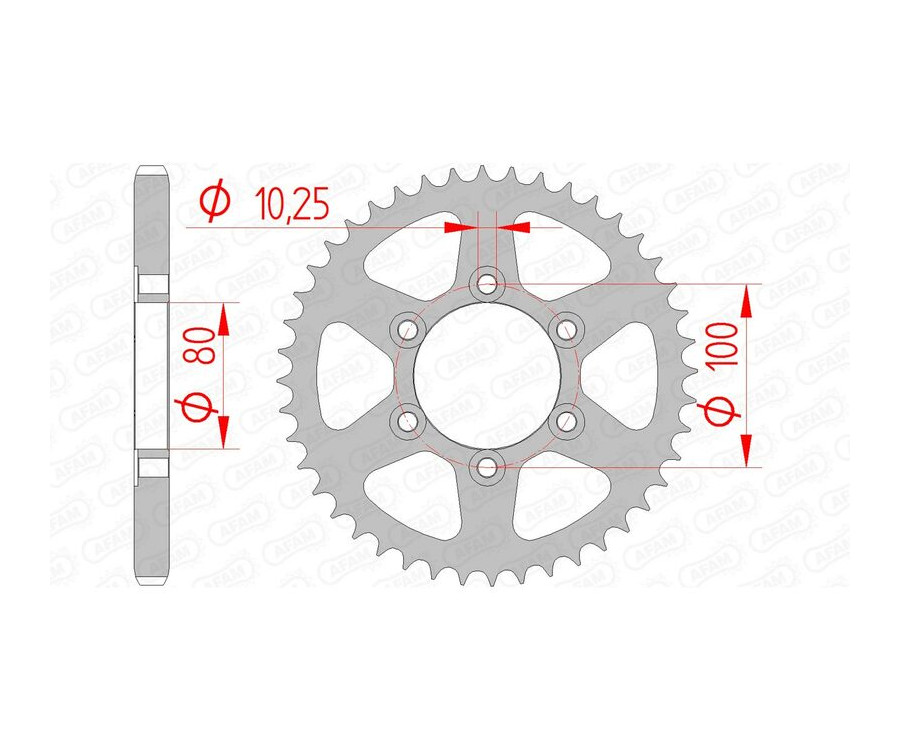 Couronne AFAM acier standard 92666 - 525