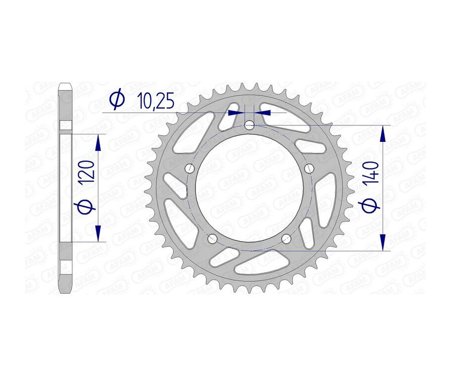 Couronne AFAM aluminium 15605 - 520