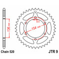 Couronne JT SPROCKETS acier standard 9 - 520