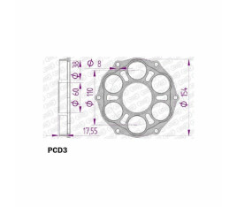 Support de couronne AFAM - Type 51804/51803