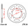 Couronne JT SPROCKETS acier standard 24 - 420