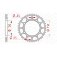 Couronne AFAM acier anti-boue 12323 - 520