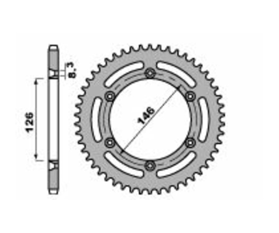 Couronne PBR acier standard 805 - 428