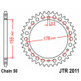 Couronne JT SPROCKETS acier standard 2011 - 530