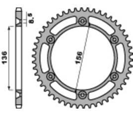 Couronne PBR acier C45 standard 4365 - 525 - 1075292002