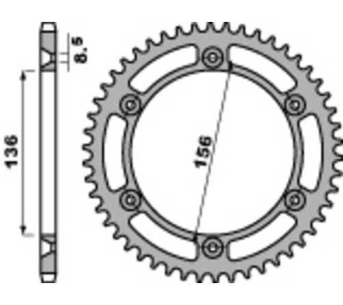 Couronne PBR acier C45 standard 4365 - 525 - 1075292002