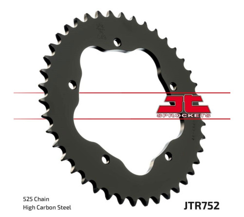 Couronne JT SPROCKETS acier 752 - 525 - 1075106003