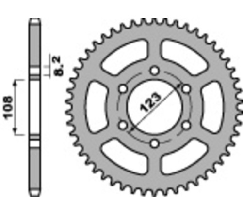 Couronne PBR acier C45 standard 4607 - 428 - 1075368002