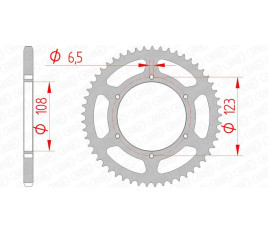 Couronne AFAM acier standard 92114 - 420 - 1074769001