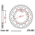 Couronne JT SPROCKETS aluminium ultra-light anti-boue 461 - 420