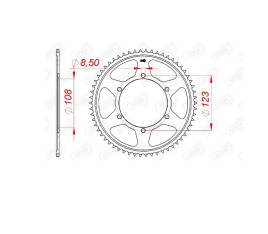 Couronne AFAM acier standard 92220 - 428 - 1074778002