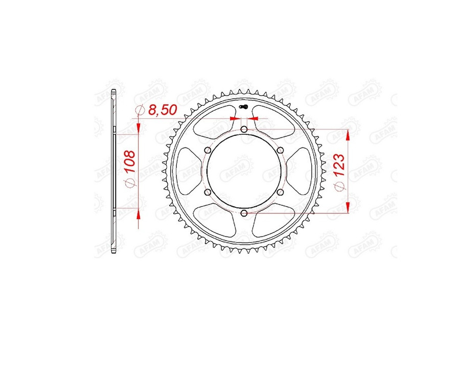 Couronne AFAM acier standard 92220 - 428