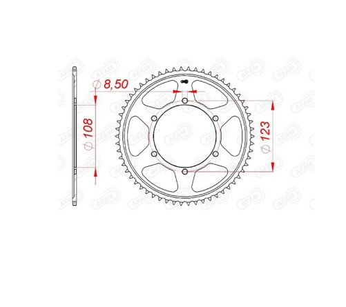 Couronne AFAM acier standard 92220 - 428 - 1074778002