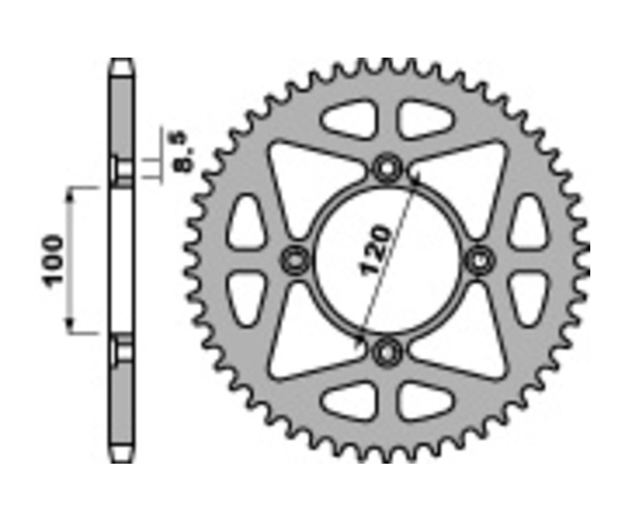 Couronne PBR acier standard 4478 - 428