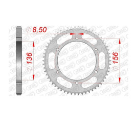 Couronne AFAM acier standard 53104 - 1111063001