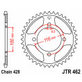 Couronne JT SPROCKETS acier standard 462 - 428