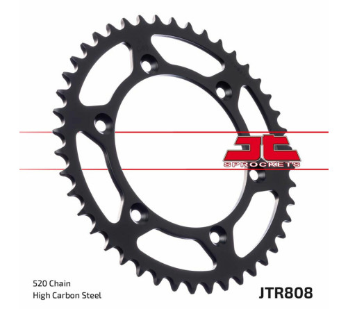 Couronne JT SPROCKETS acier standard 808 - 520 - 1096598001