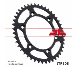 Couronne JT SPROCKETS acier standard 808 - 520