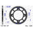 Couronne AFAM aluminium Ultra-Light anodisé dur 13116 - 420