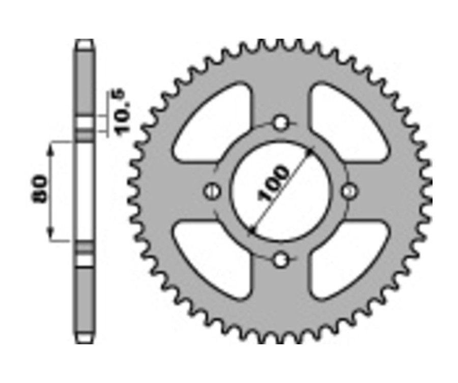 Couronne PBR acier standard 4533 - 428