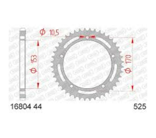 Couronne AFAM acier standard 16804525 - 1074592001