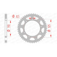 Couronne AFAM acier standard 14109 - 420