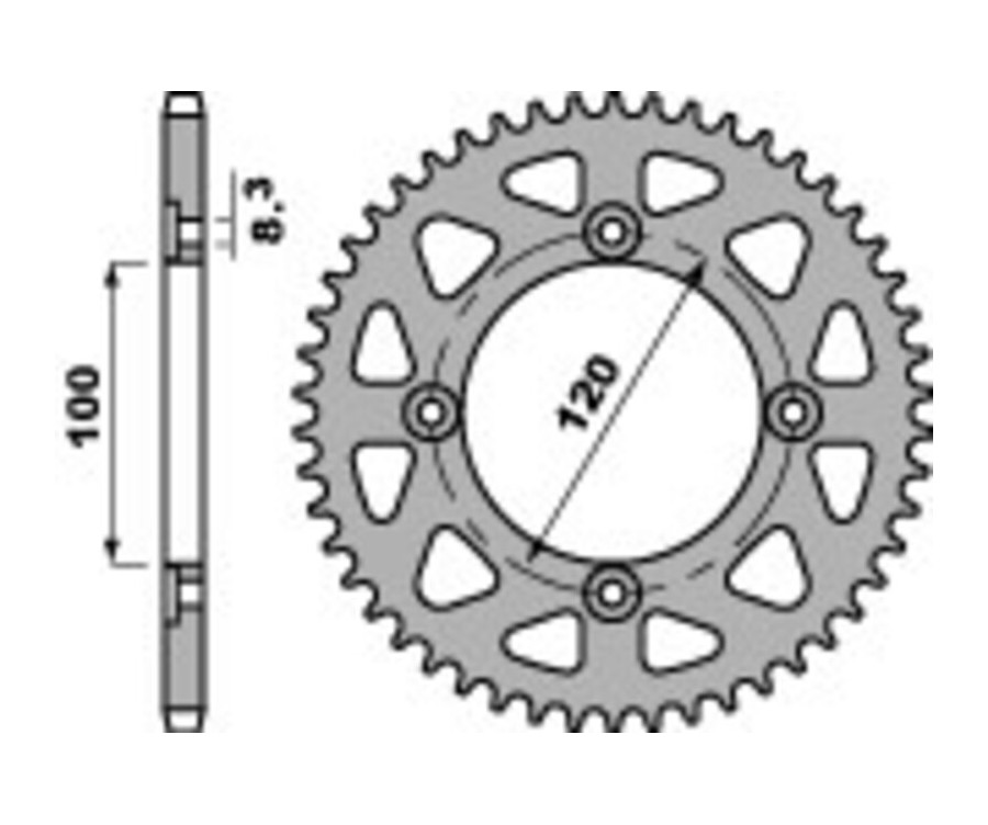 Couronne PBR acier standard 4453 - 420