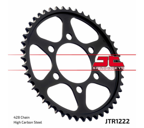 Couronne JT SPROCKETS acier standard 1222 - 428 - 1096590001