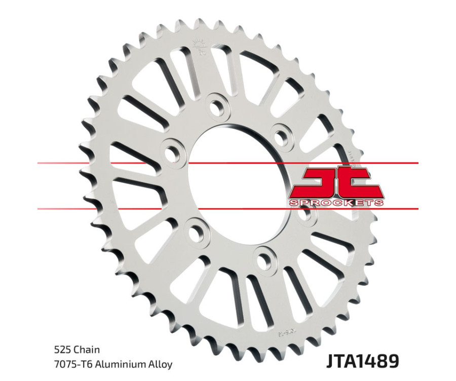 Couronne JT SPROCKETS aluminium ultra-light 1489 - 525