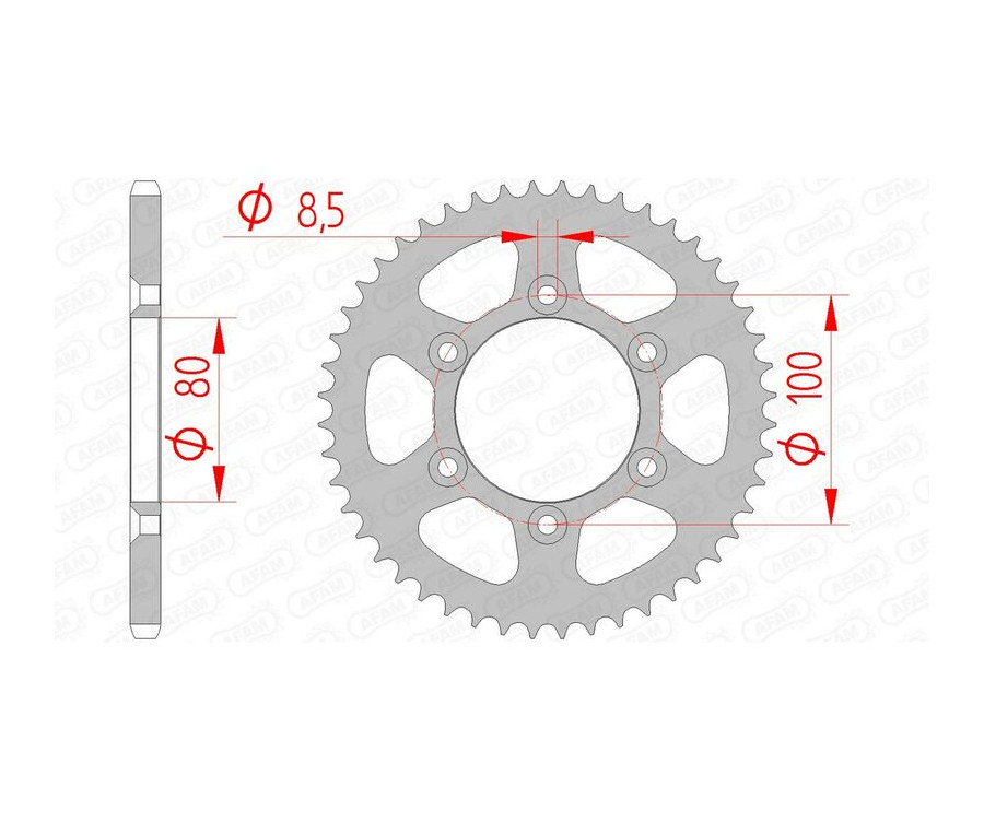 Couronne AFAM acier standard 80103 - 420