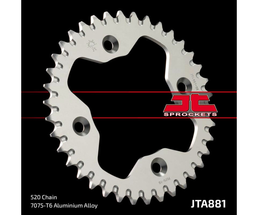 Couronne JT SPROCKETS aluminium ultra-light 881 - 520